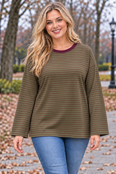 PS TOP 'AUTUMN STREPEN' | ARMY