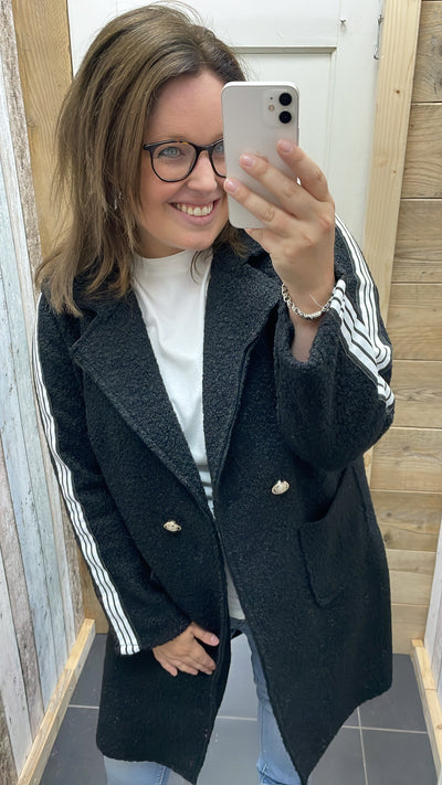 PS JAS 'BOUCLÉ BIES' | ZWART