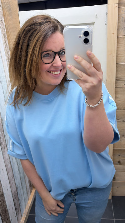 PS TOP ‘BIES' | BLAUW