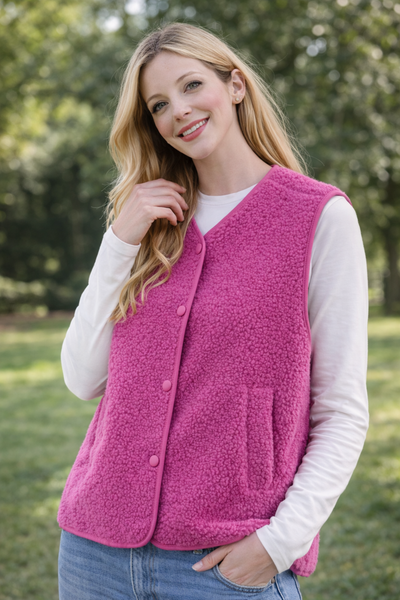 GILET 'SPRING' | FUCHSIA