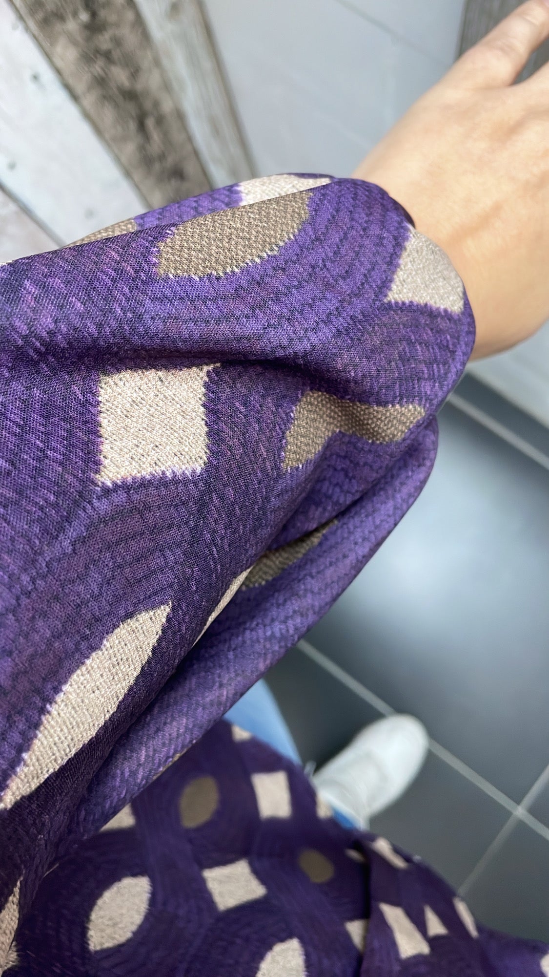 BLOUSE 'GABY' | DONKERPAARS