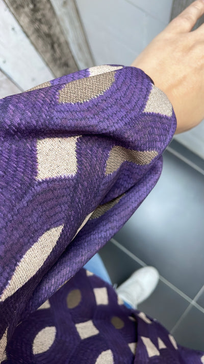 BLOUSE 'GABY' | DONKERPAARS