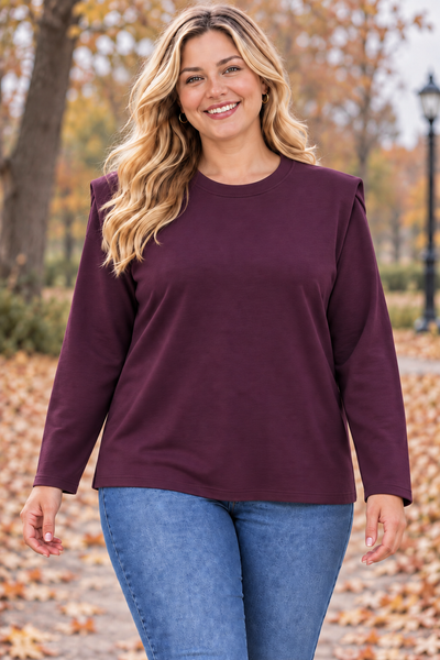 PS TRUI 'SCHOUDERVULLING' | AUBERGINE