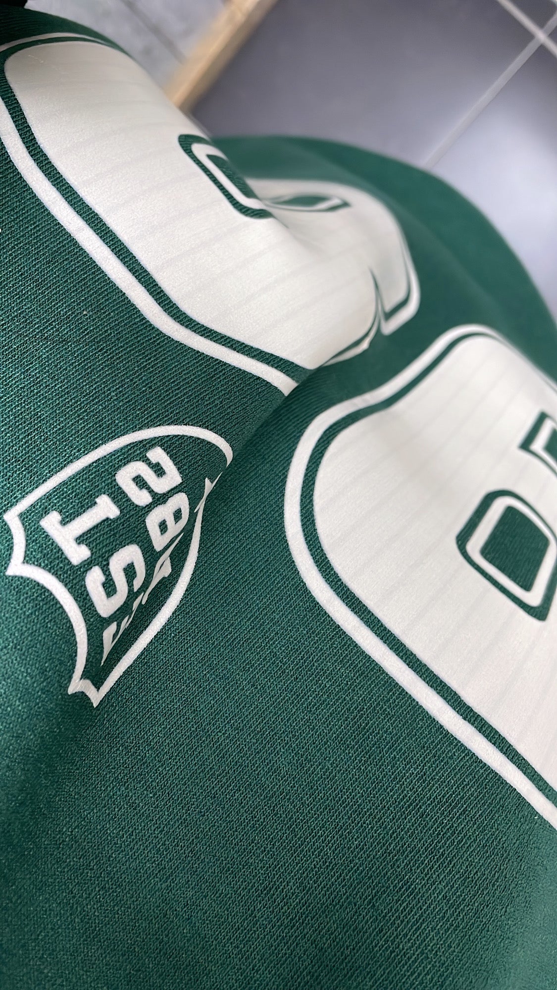 PS TRUI 'BASEBALL' | DONKERGROEN