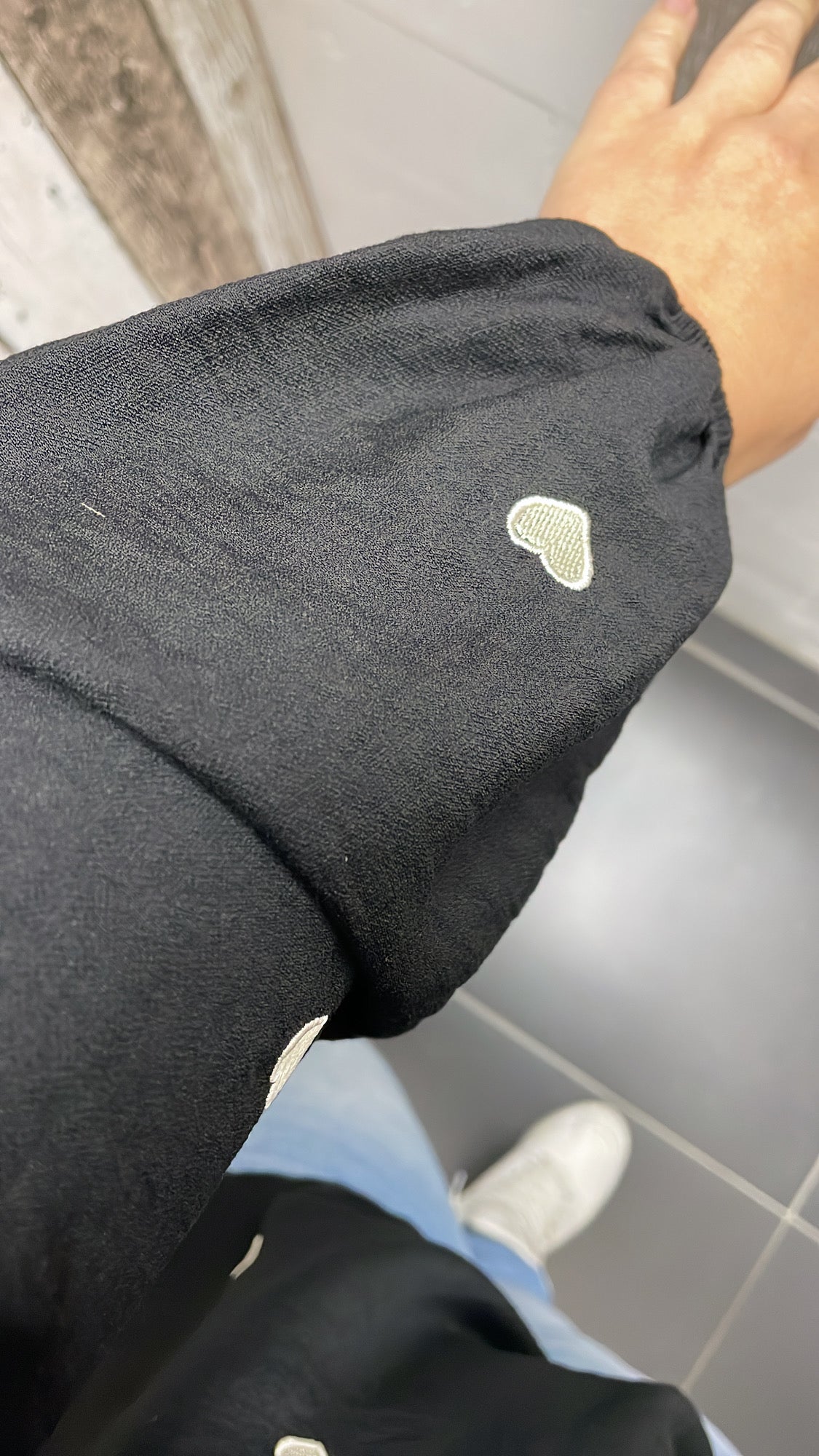 PS BLOUSE ‘HARTJES’ | ZWART