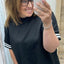 PS TOP ‘BIES' | ZWART