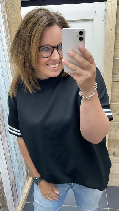 PS TOP ‘BIES' | ZWART