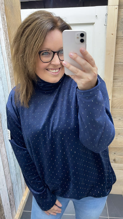 PS TOP 'COLL EMBLEEM' | NAVY