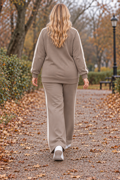 PS COMFY PAK 'EMBLEEM WIDELEG' | BEIGE