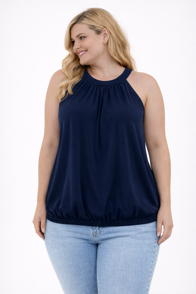 PS HALTERTOP | DONKERBLAUW