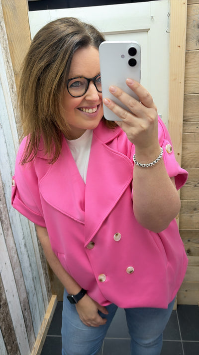 PS GILET KM 'SOFT' | FUCHSIA