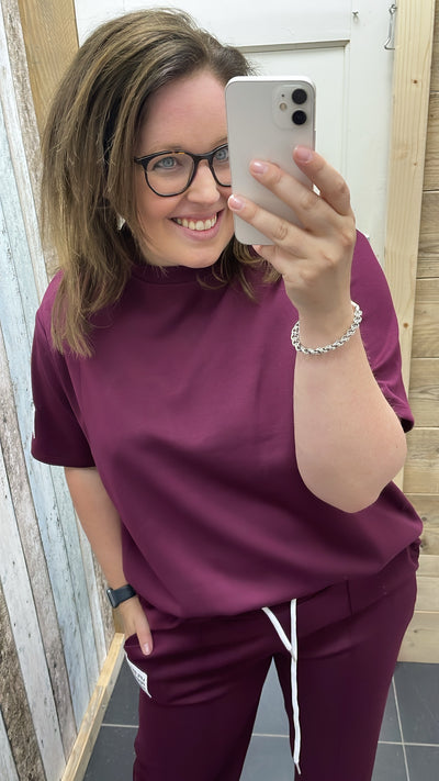 PS COMFY PAK LANG 'EMBLEEM' | AUBERGINE