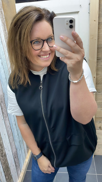 PS GILET 'SOFT' | ZWART