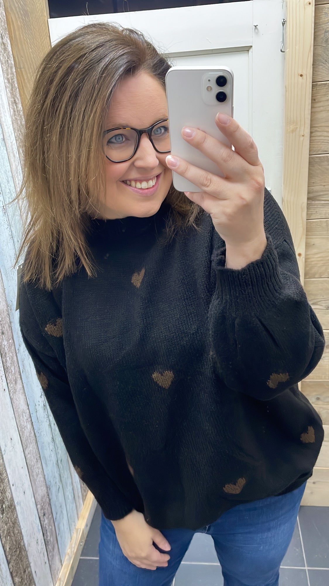 PS TRUI 'HARTJES' | ZWART (BRUIN)