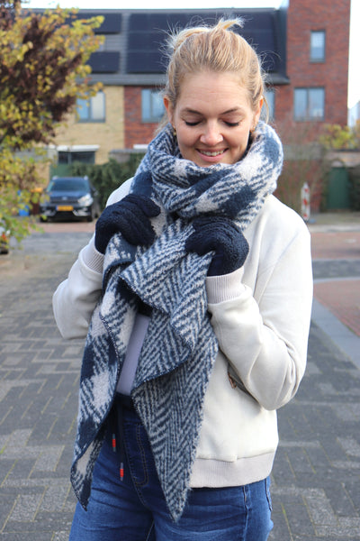 SJAAL ‘GEBLOKT’ | DONKERBLAUW