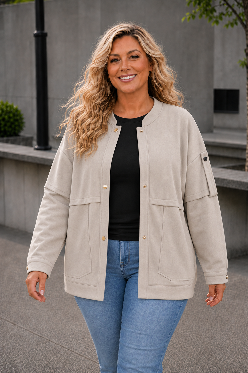 PS JAS 'SUEDE' | BEIGE