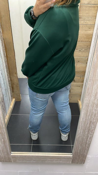 PS TRUI ‘ZIPPER' | DONKERGROEN