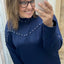 PS TRUI 'STUDS' | BLAUW