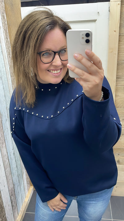 PS TRUI 'STUDS' | BLAUW