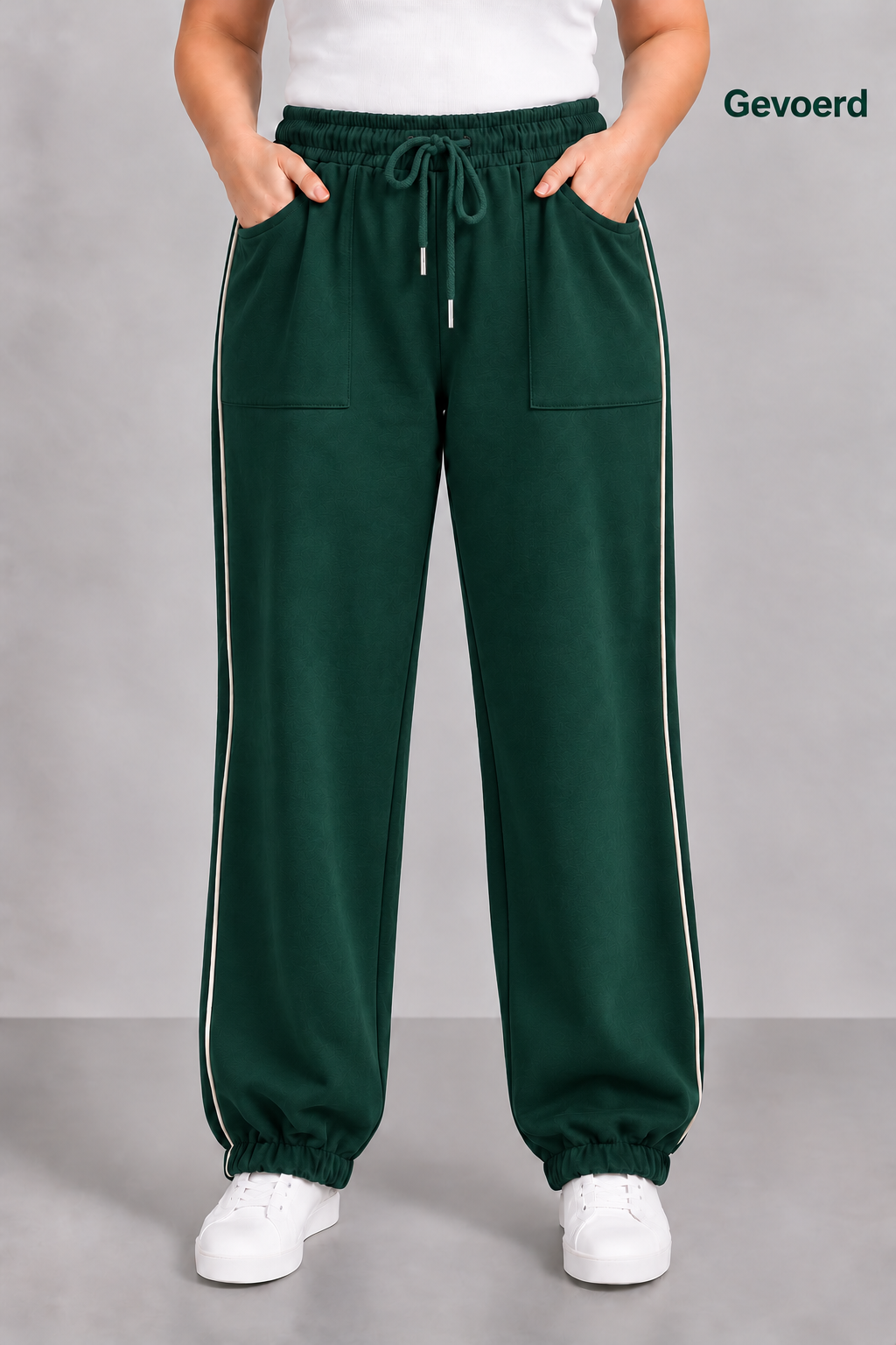 PS JOGGINGBROEK 'BIES' | FLESSENGROEN