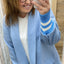 PS LANGE BLAZER 'BIES' | BLAUW