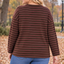 PS TOP 'AUTUMN STREPEN' | BORDEAUX