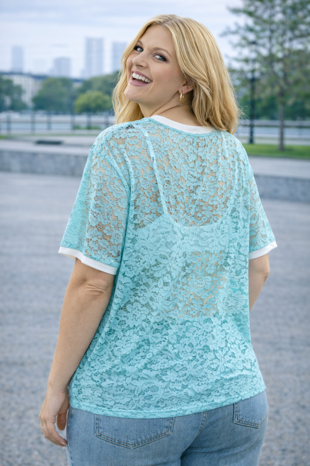 PS TOP ‘KANT' | TURQUOISE