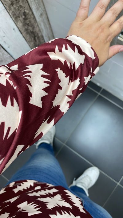 BLOUSE 'CELINE' | BORDEAUX