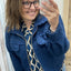 BLOUSE 'NANCY' | JEANSBLAUW