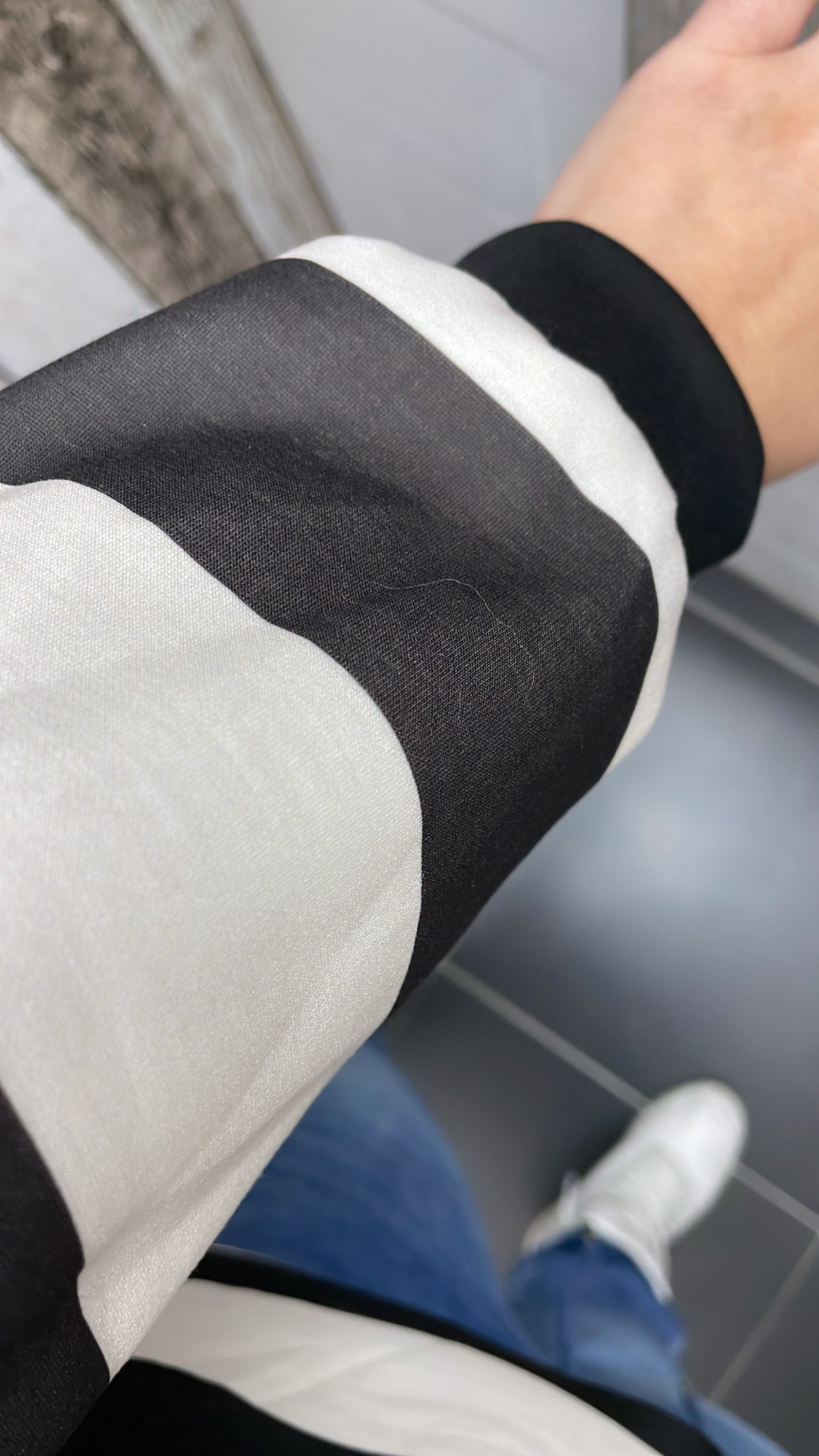 PS TRUI 'STREPEN ZIPPER' | ZWART