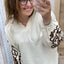 BLOUSE 'BORDUURSEL' | BEIGE