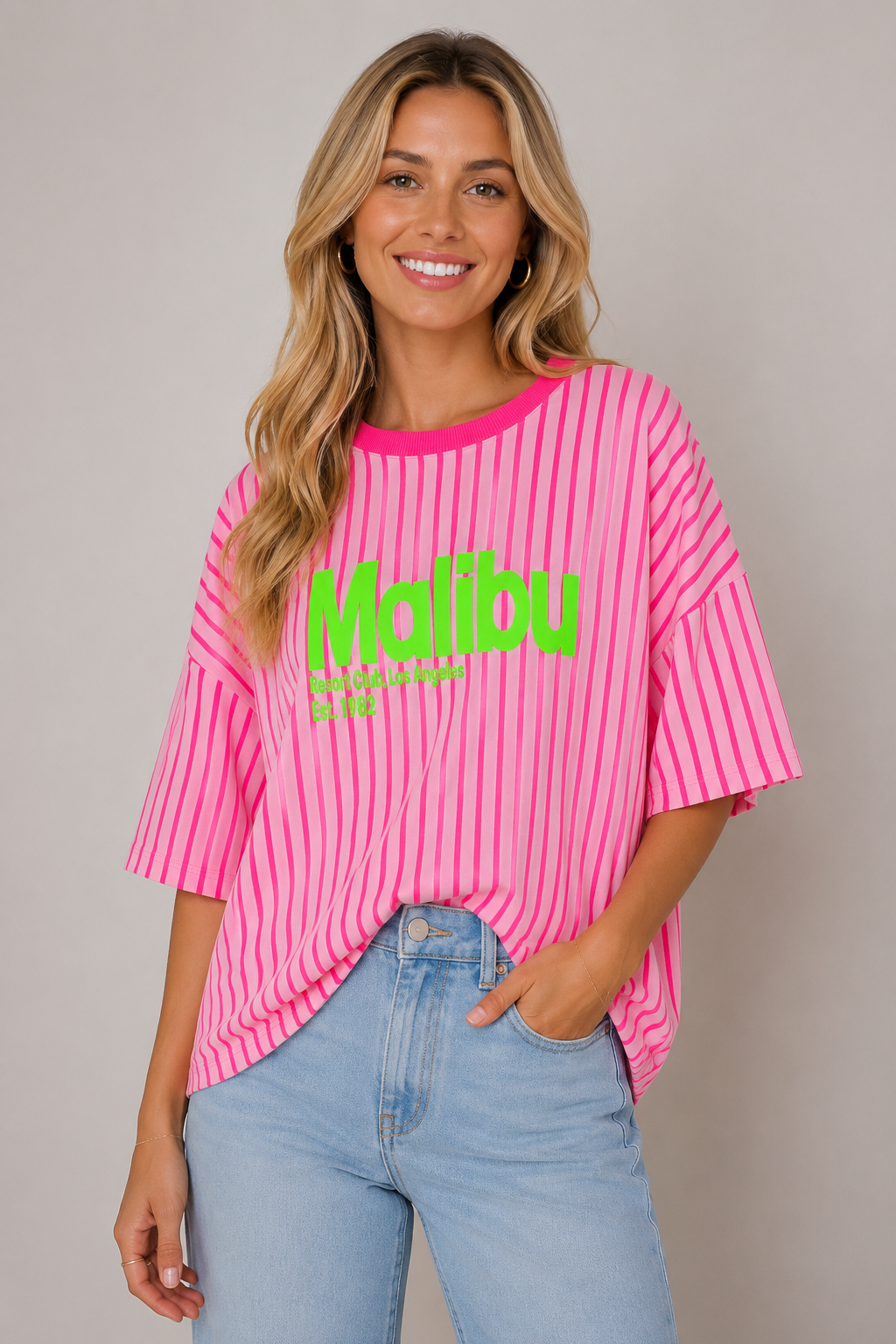TOP 'MALIBU' | WIT/ROZE
