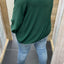 PS2 BLOUSE ‘KETTING’ | DONKERGROEN