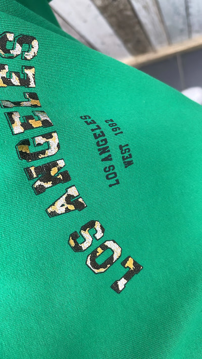 PS T-SHIRT ‘LA’ | GROEN