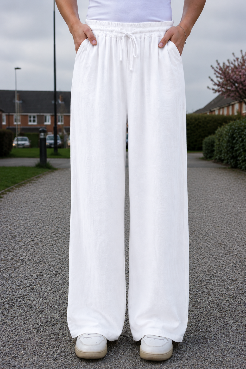 LINNEN BROEK | WIT