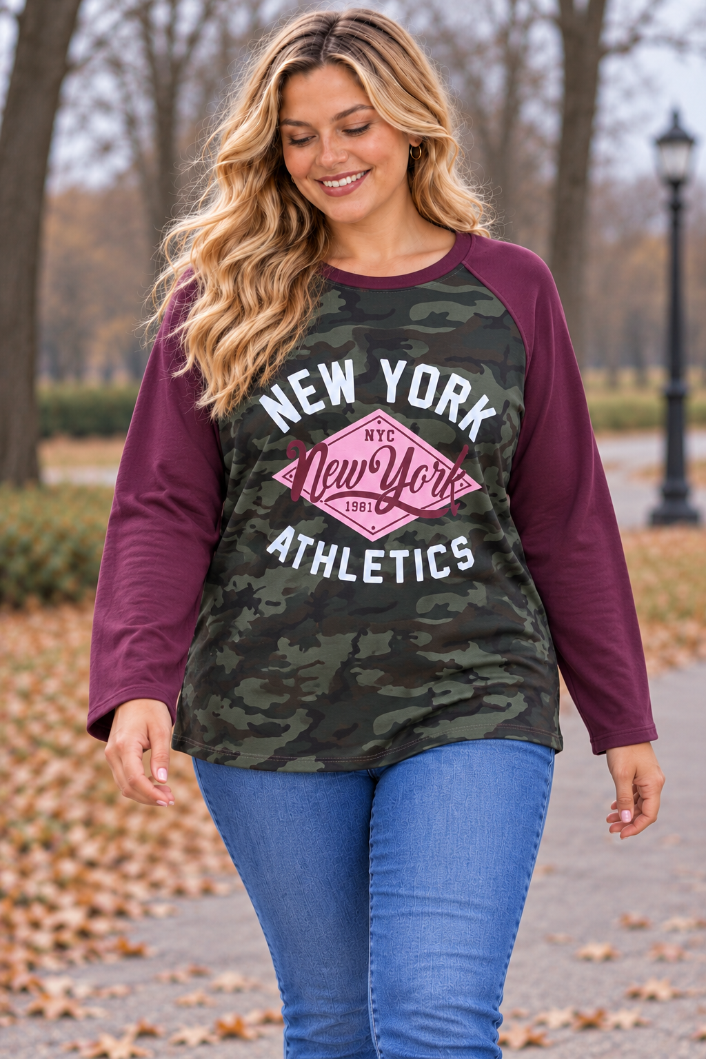 PS TRUI 'NY CAMOUFLAGE' | BORDEAUX