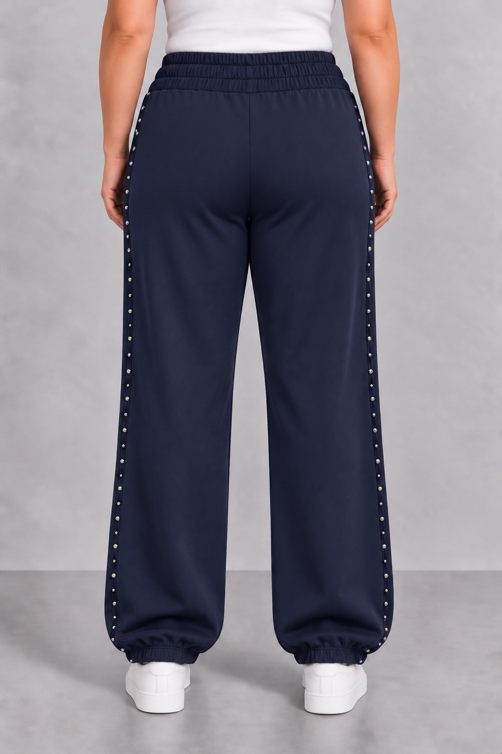 JOGGINGBROEK 'STUDS' | BLAUW