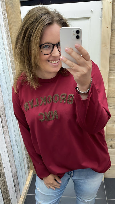 PS TOP ‘BROOKLYN’ | BORDEAUX