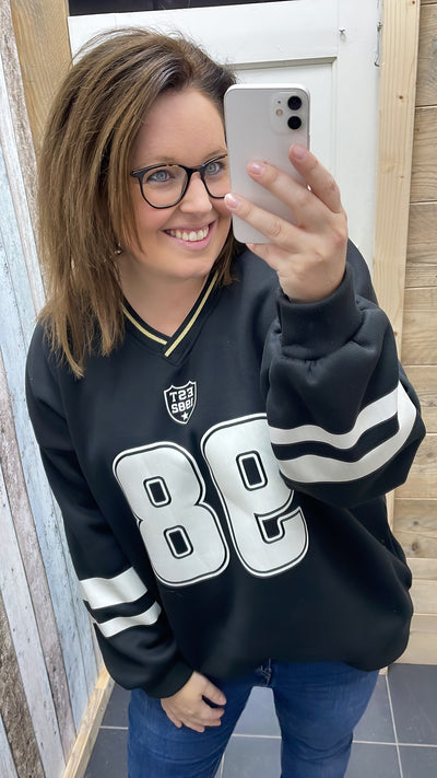 PS TRUI 'BASEBALL' | ZWART