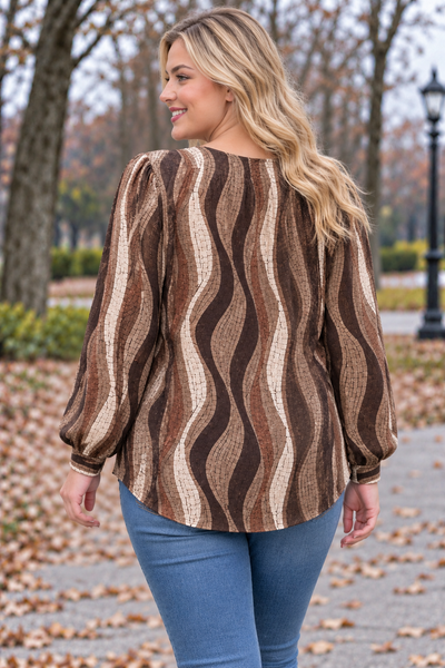 PS BLOUSE 'AUTUMN' | BRUIN