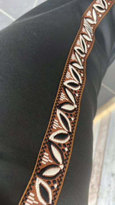 PS JOGGINGBROEK 'BIES' | ZWART