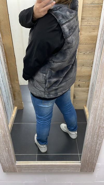 PS GILET 'NEPBONT' | DONKERGRIJS