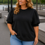 PS TOP ‘POFMOUW' | ZWART
