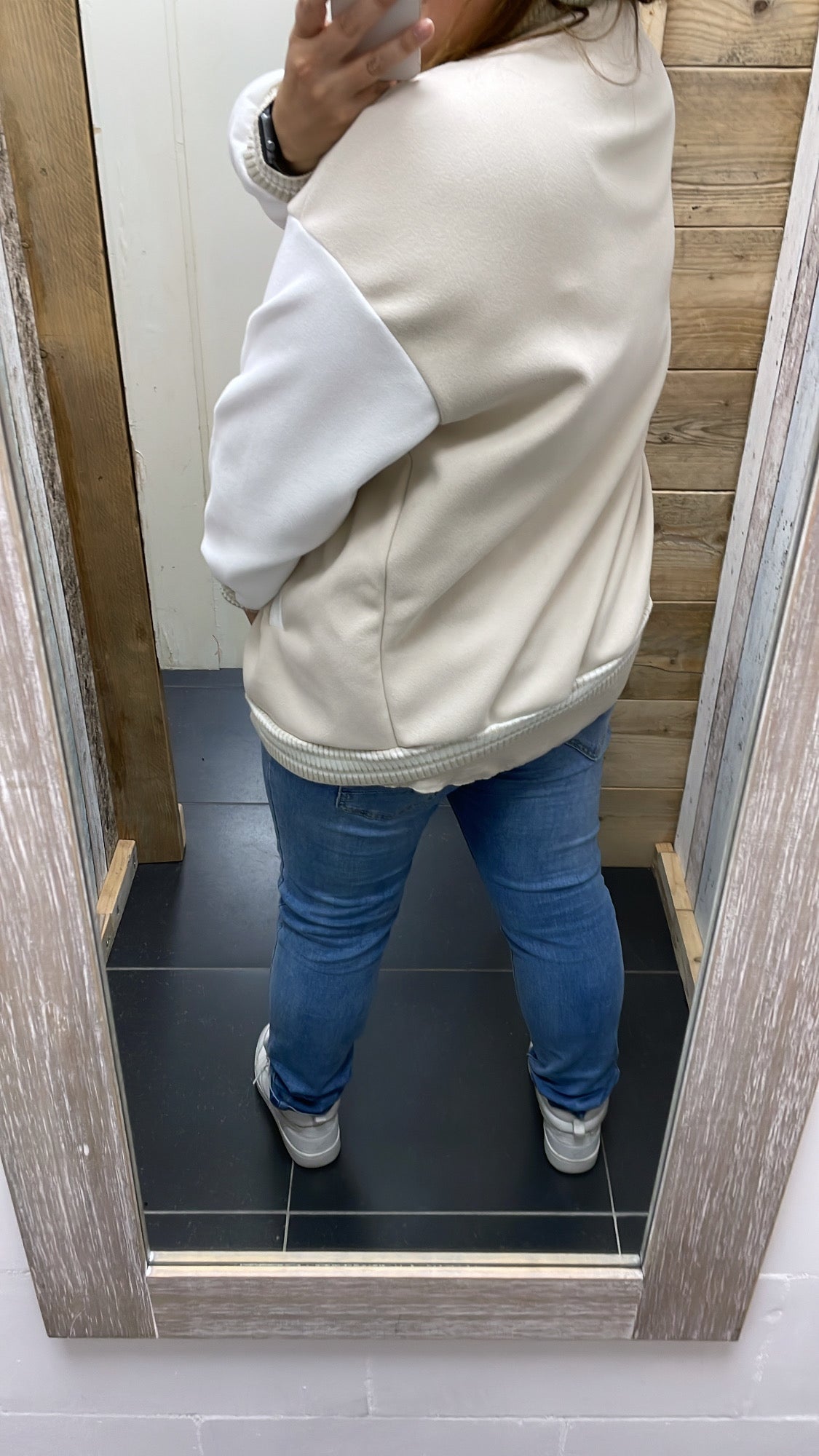 PS BASEBALL JACKET | BEIGE