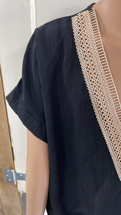 TOP 'KNOOP' | ZWART