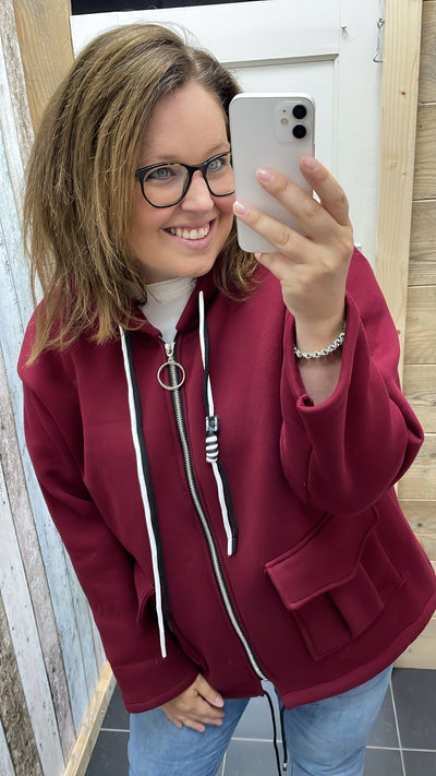 PS VEST 'KOORD' | BORDEAUX