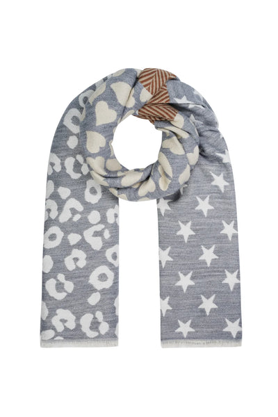 SJAAL ‘STARS LEOPARD’ | LICHTGRIJS