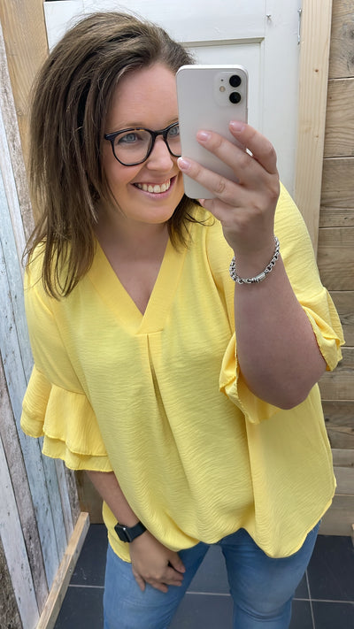 PS TOP 'ROEZEL 3/4' | GEEL