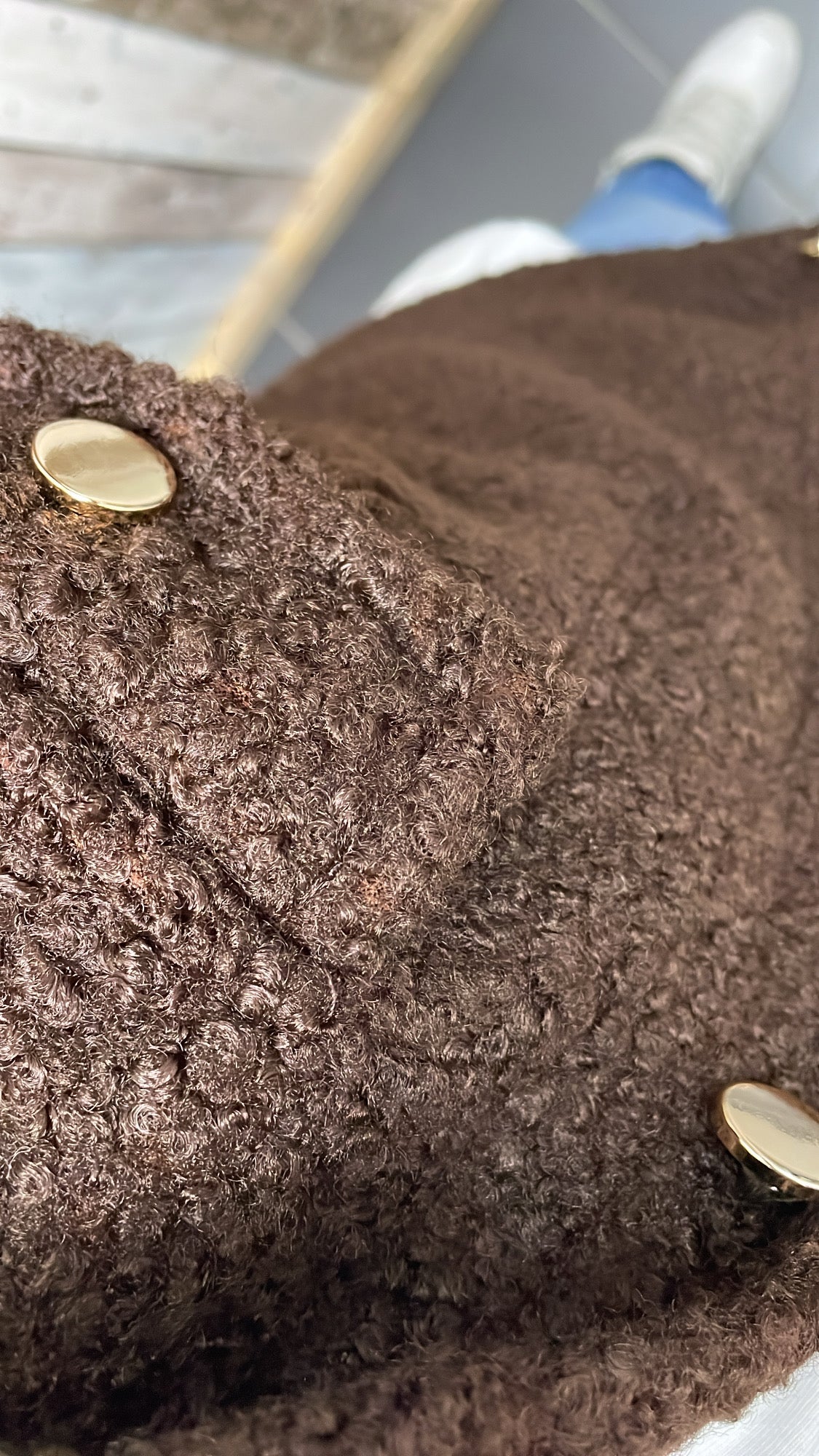 TEDDY GILET | DONKERBRUIN