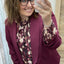 BLOUSE ‘INGE’ | BORDEAUX
